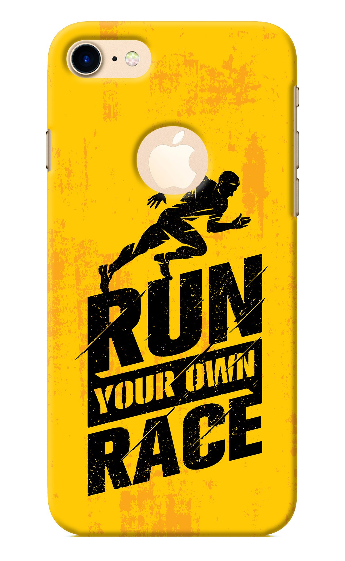 Run Your Own Race iPhone 8 Logocut Back Cover