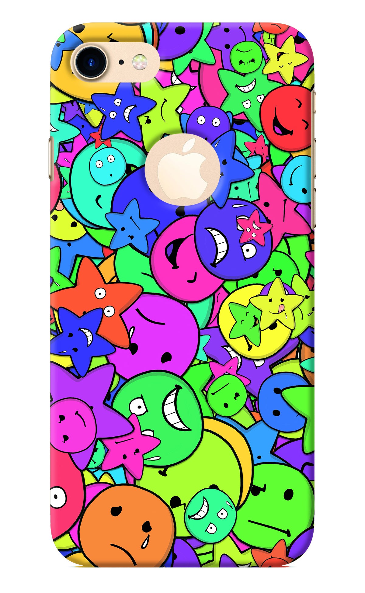 Fun Doodle iPhone 8 Logocut Back Cover