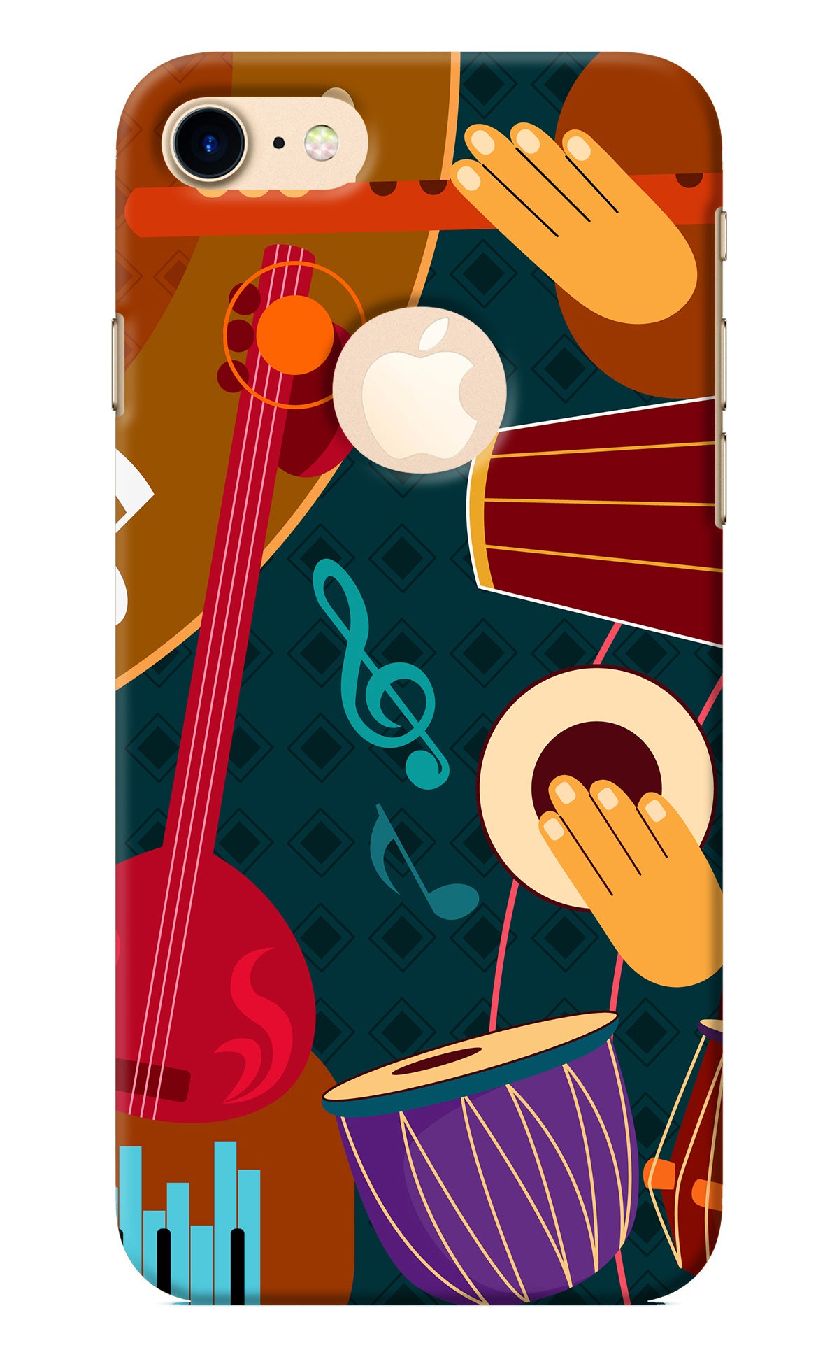 Music Instrument iPhone 8 Logocut Back Cover