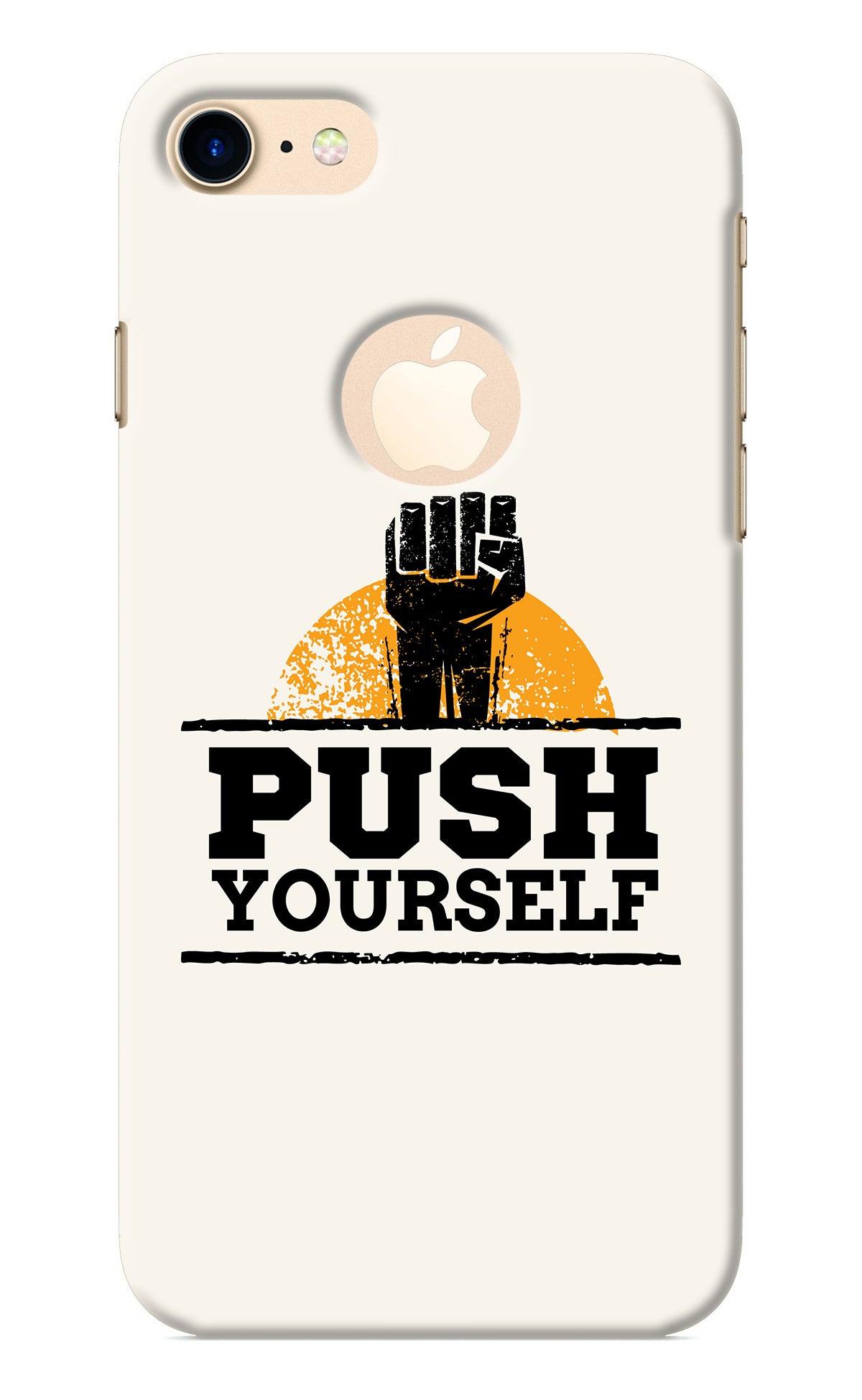 Push Yourself iPhone 8 Logocut Back Cover