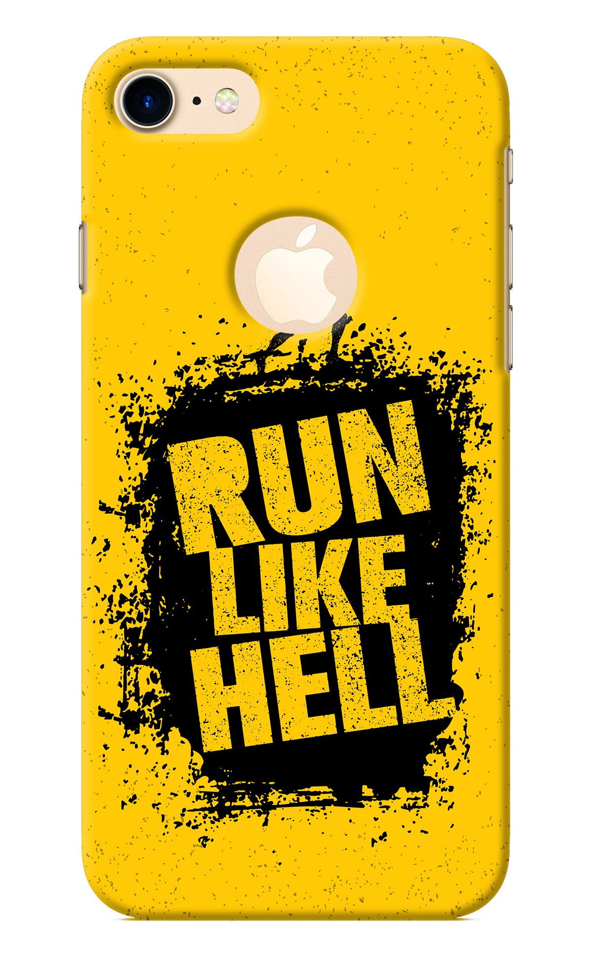 Run Like Hell iPhone 8 Logocut Back Cover