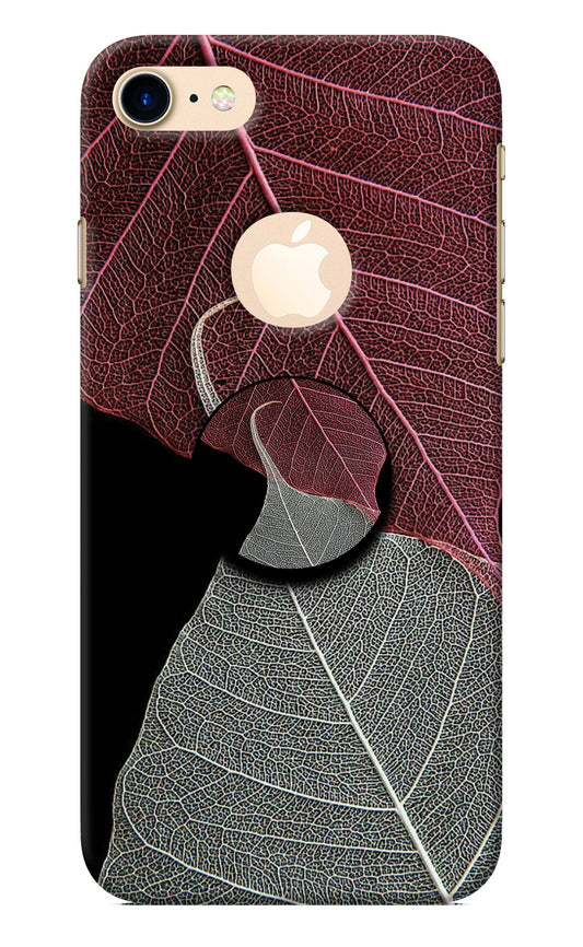 Leaf Pattern iPhone 8 Logocut Pop Case