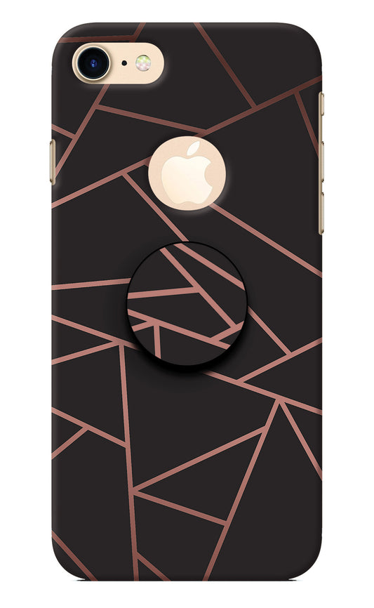 Geometric Pattern iPhone 8 Logocut Pop Case