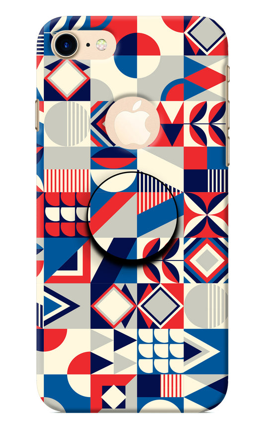 Colorful Pattern iPhone 8 Logocut Pop Case