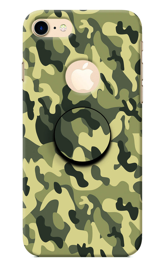 Camouflage iPhone 8 Logocut Pop Case