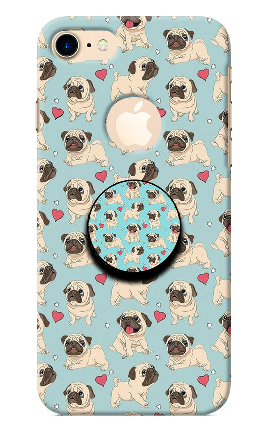 Pug Dog iPhone 8 Logocut Pop Case