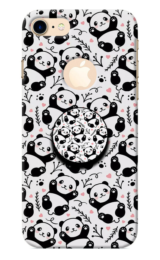 Cute Panda iPhone 8 Logocut Pop Case