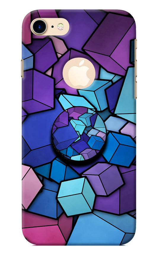 Cubic Abstract iPhone 8 Logocut Pop Case