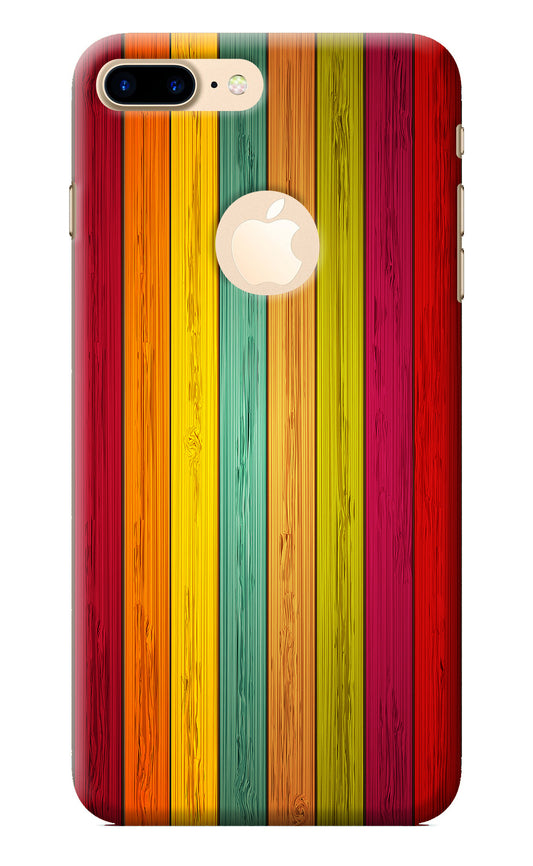 Multicolor Wooden iPhone 7 Plus Logocut Back Cover