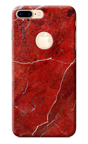 Red Marble Design iPhone 7 Plus Logocut Back Cover