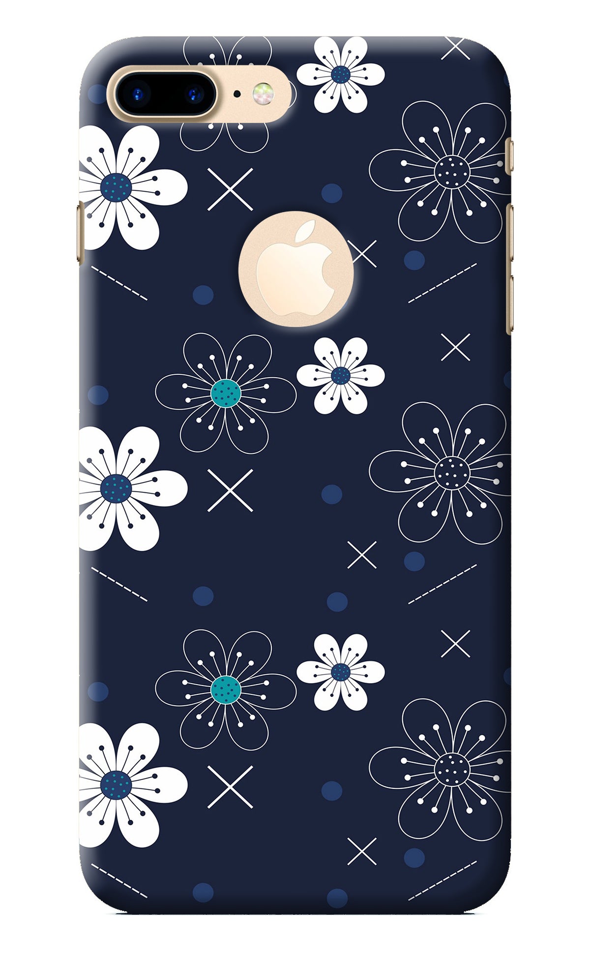 Flowers iPhone 7 Plus Logocut Back Cover