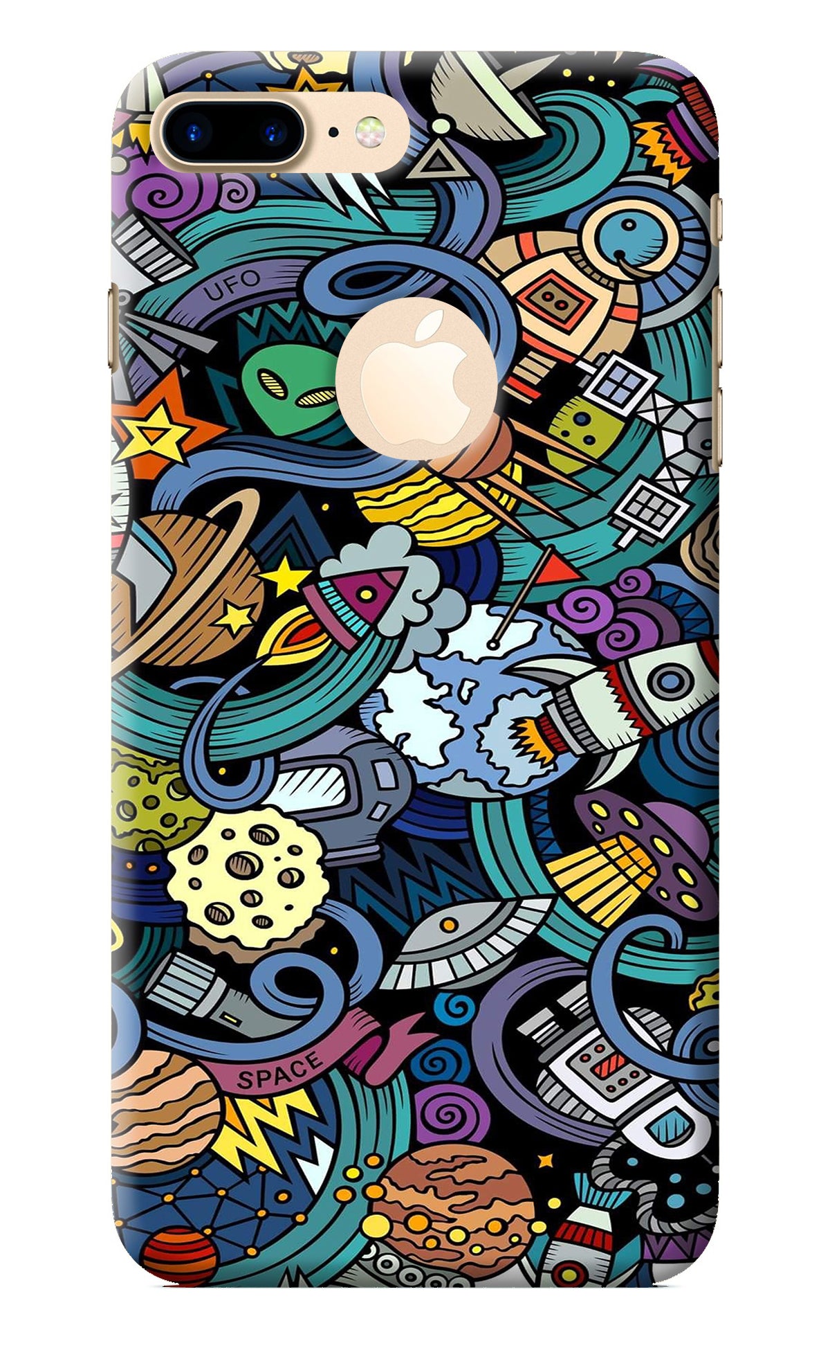 Space Abstract iPhone 7 Plus Logocut Back Cover