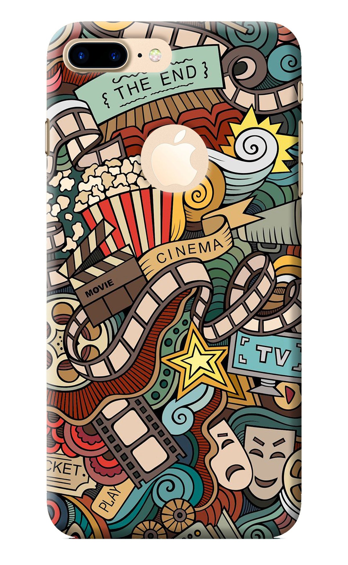 Cinema Abstract iPhone 7 Plus Logocut Back Cover