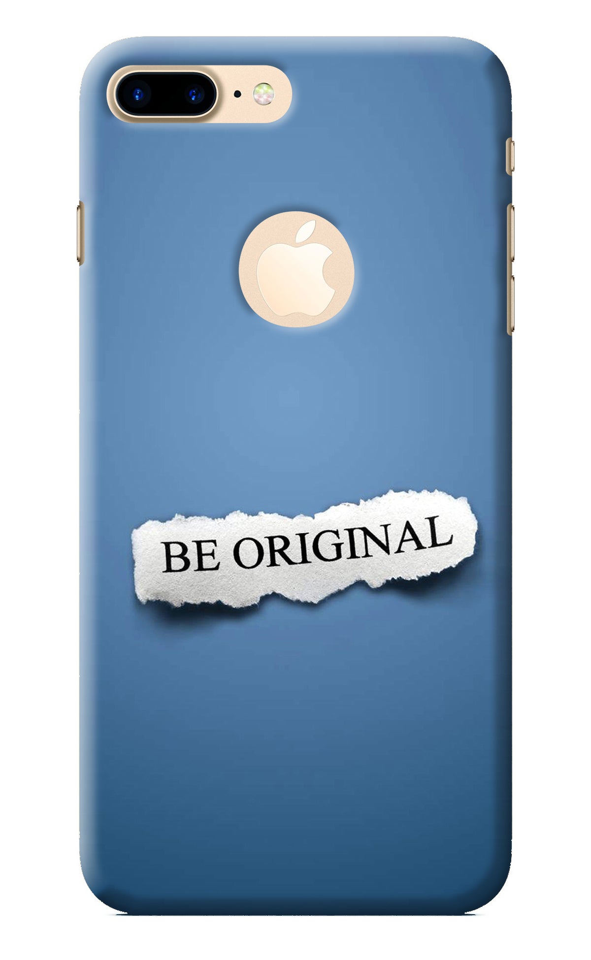 Be Original iPhone 7 Plus Logocut Back Cover