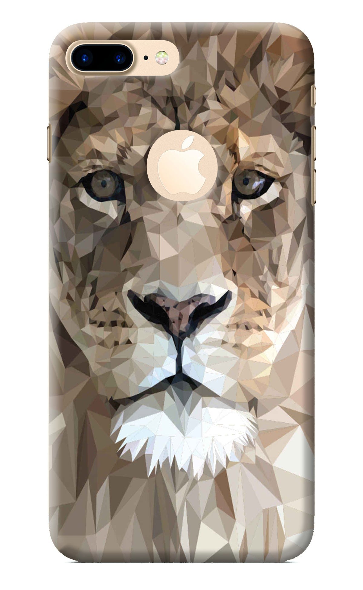 Lion Art iPhone 7 Plus Logocut Back Cover