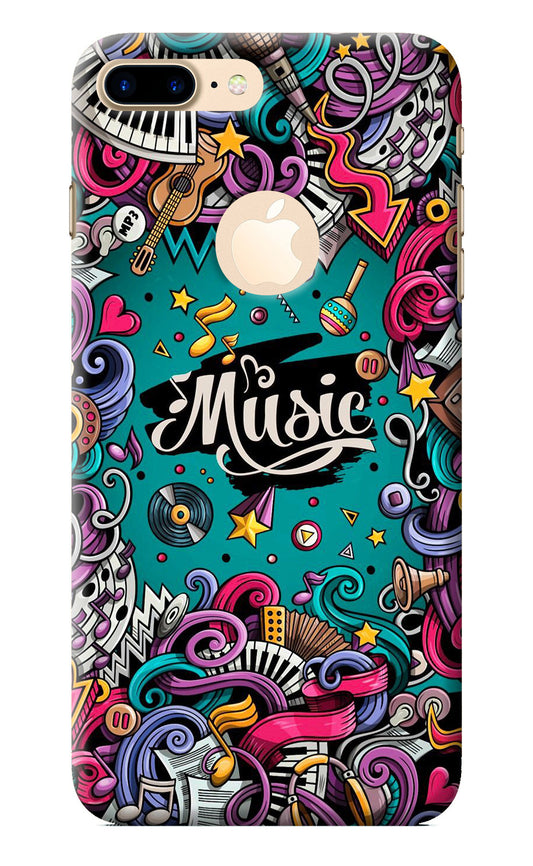 Music Graffiti iPhone 7 Plus Logocut Back Cover