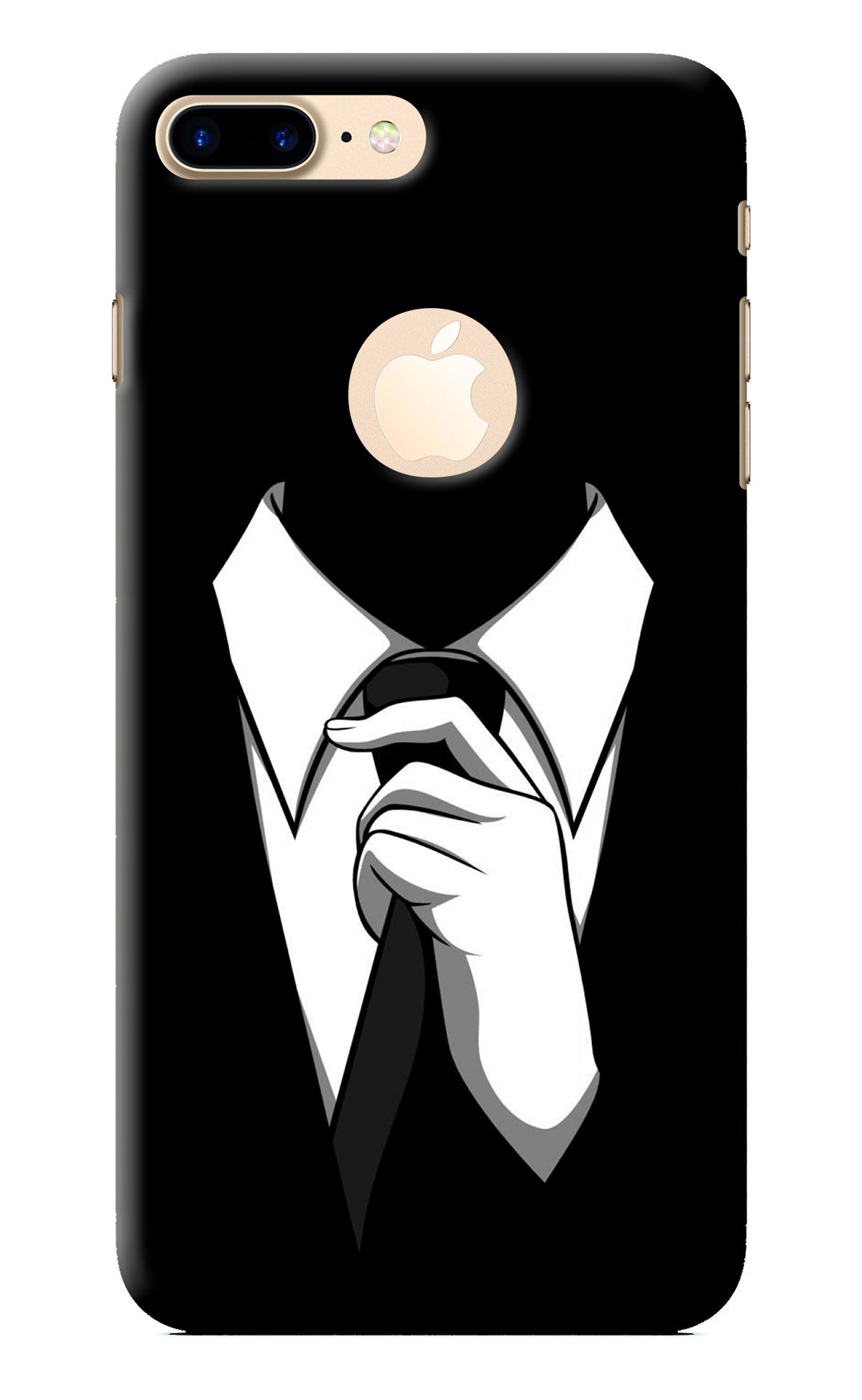 Black Tie iPhone 7 Plus Logocut Back Cover