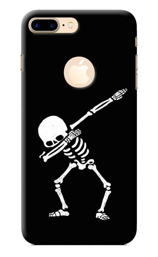 Dabbing Skeleton Art iPhone 7 Plus Logocut Back Cover