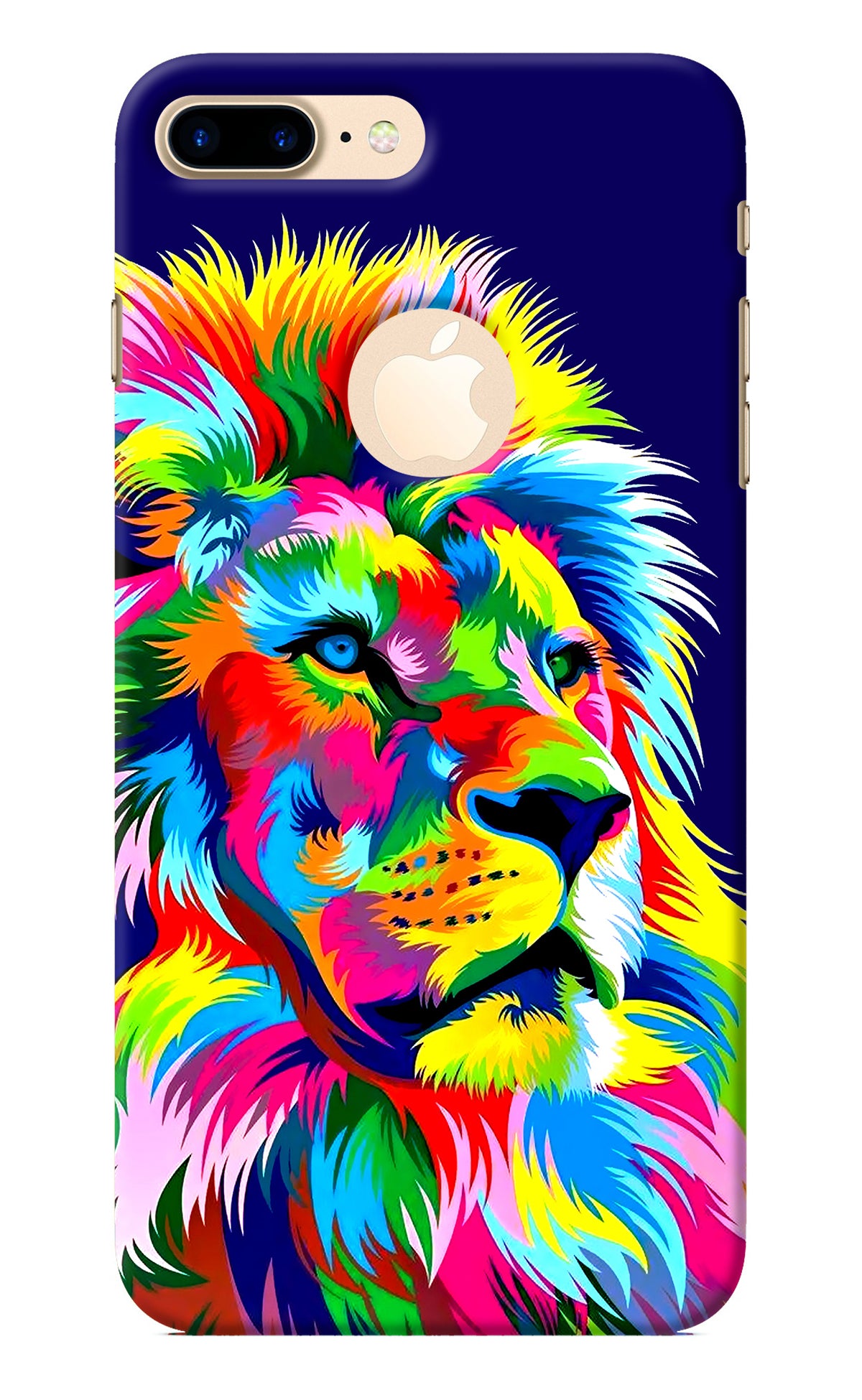 Vector Art Lion iPhone 7 Plus Logocut Back Cover