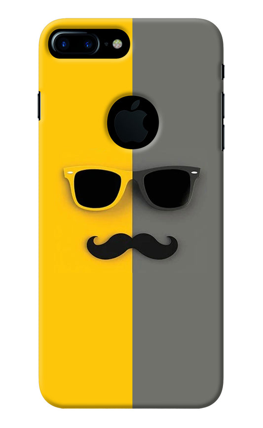 Sunglasses with Mustache iPhone 7 Plus Logocut Back Cover