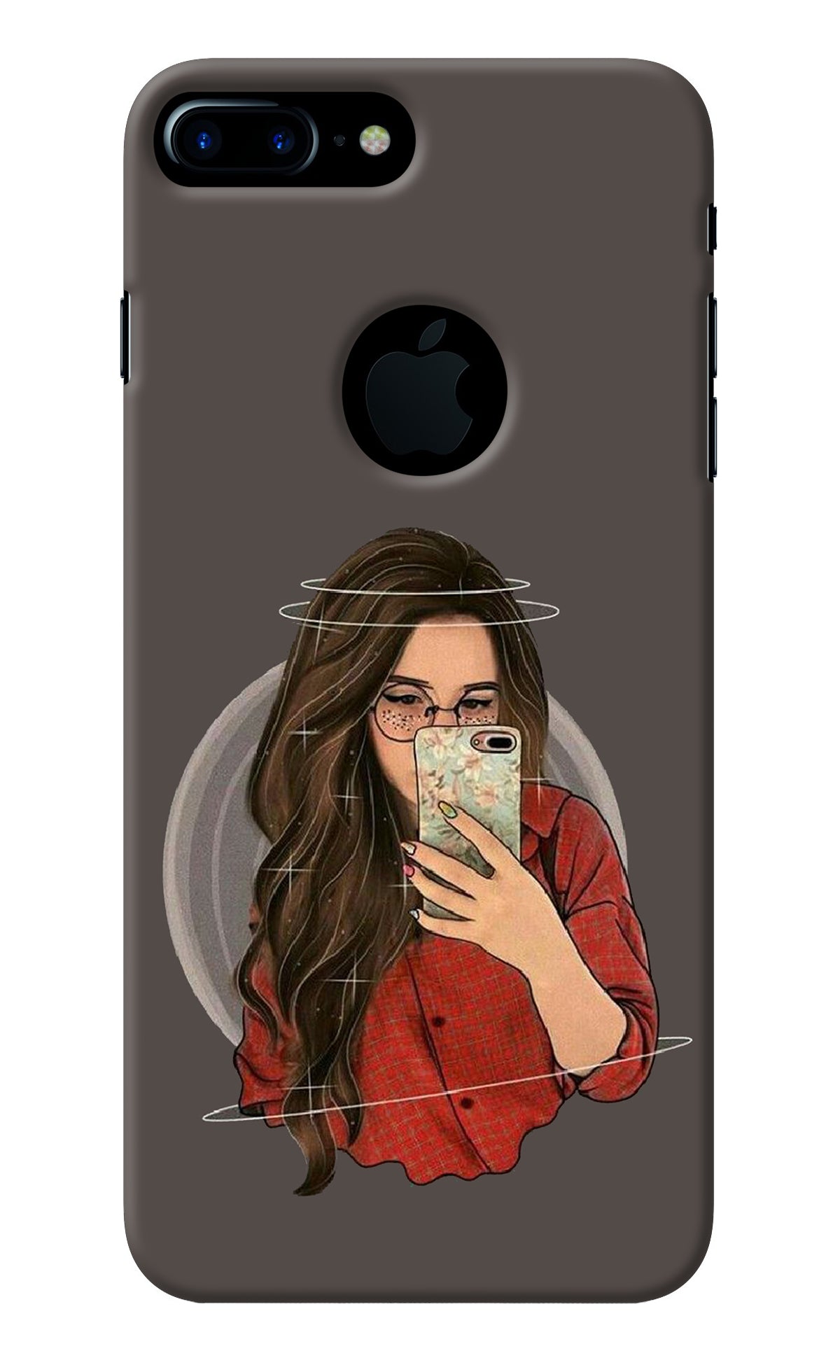 Selfie Queen iPhone 7 Plus Logocut Back Cover