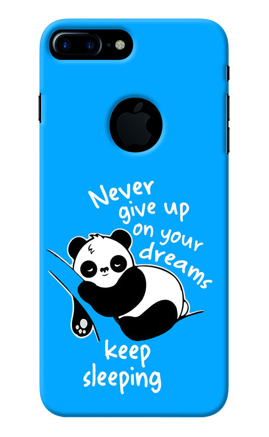 Keep Sleeping iPhone 7 Plus Logocut Back Cover