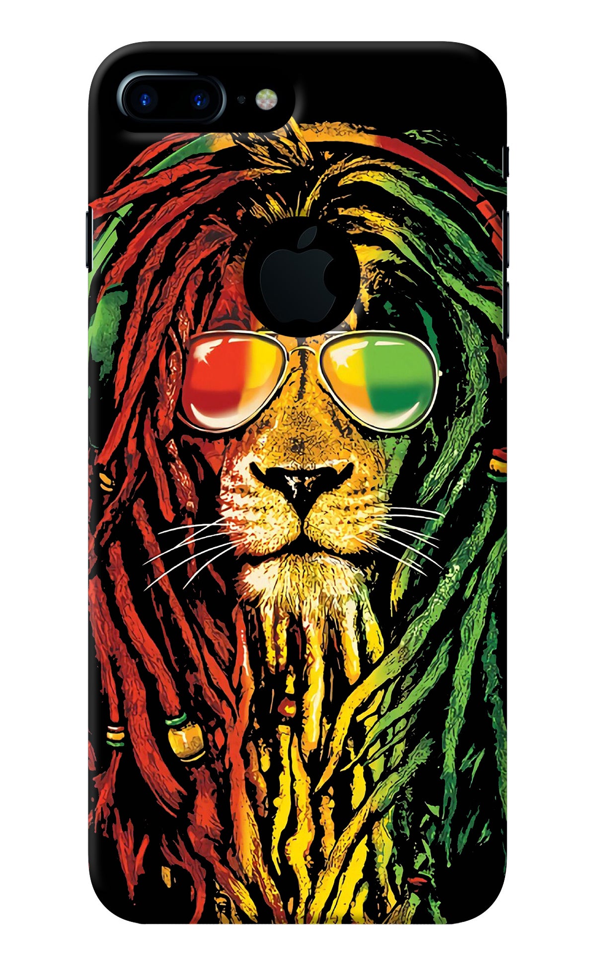 Rasta Lion iPhone 7 Plus Logocut Back Cover