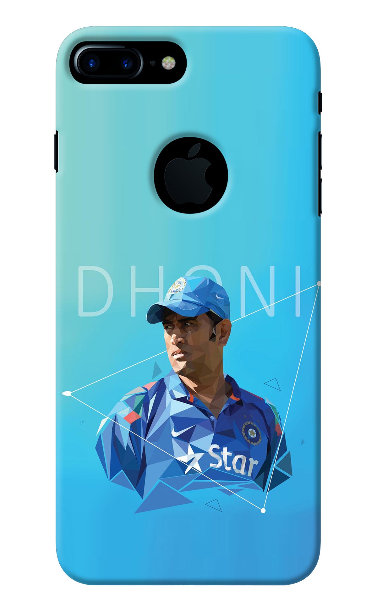 Dhoni Artwork iPhone 7 Plus Logocut Back Cover