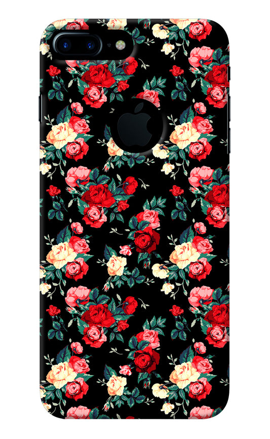 Rose Pattern iPhone 7 Plus Logocut Back Cover