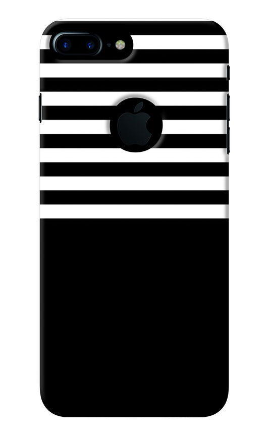 Black and White Print iPhone 7 Plus Logocut Back Cover