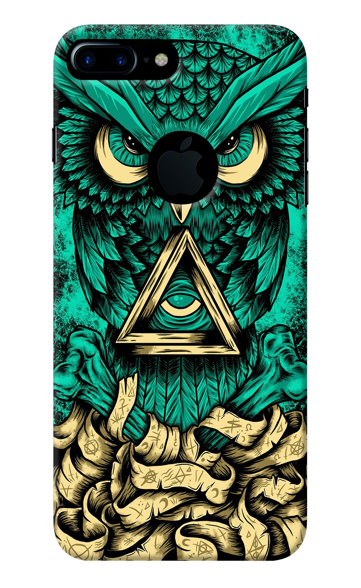 Green Owl iPhone 7 Plus Logocut Back Cover