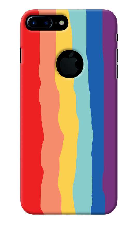 Rainbow iPhone 7 Plus Logocut Back Cover