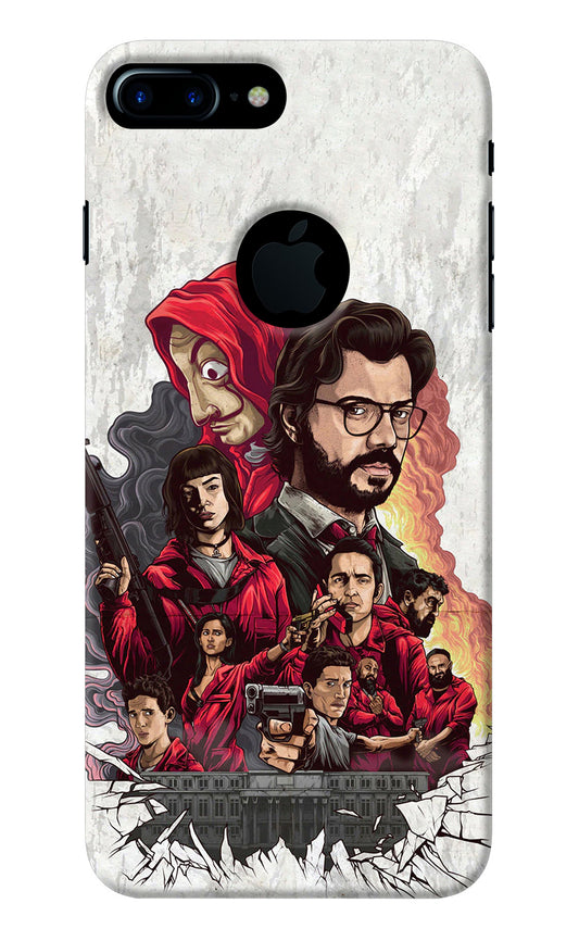 Money Heist Artwork iPhone 7 Plus Logocut Back Cover