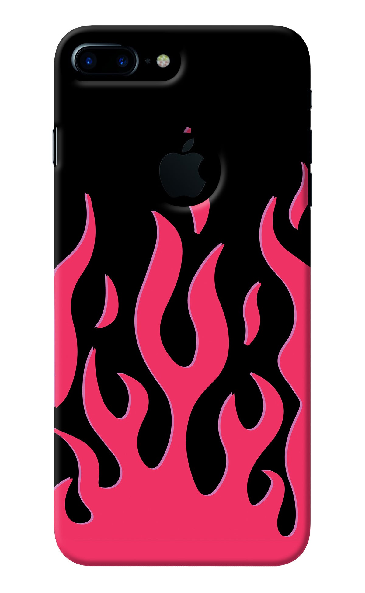 Fire Flames iPhone 7 Plus Logocut Back Cover