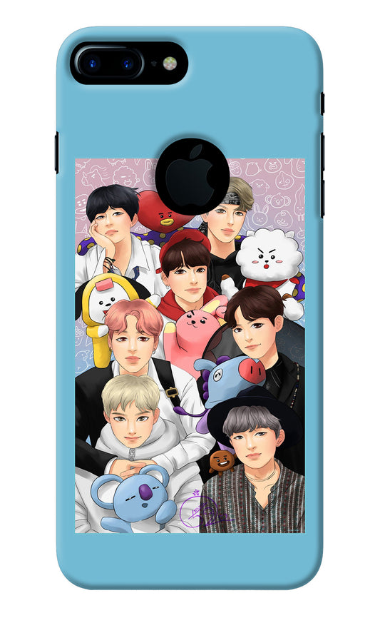 BTS with animals iPhone 7 Plus Logocut Back Cover