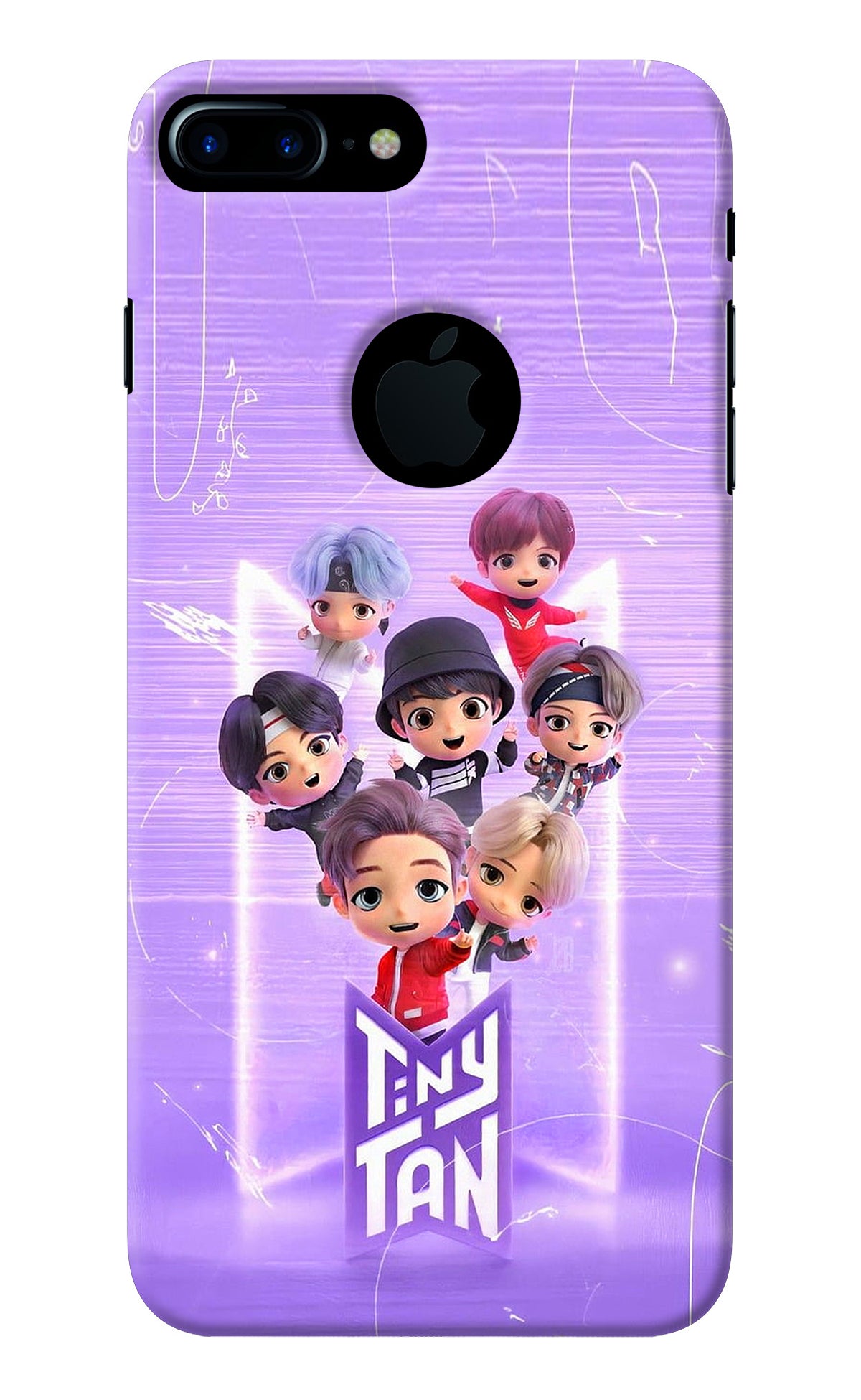 BTS Tiny Tan iPhone 7 Plus Logocut Back Cover