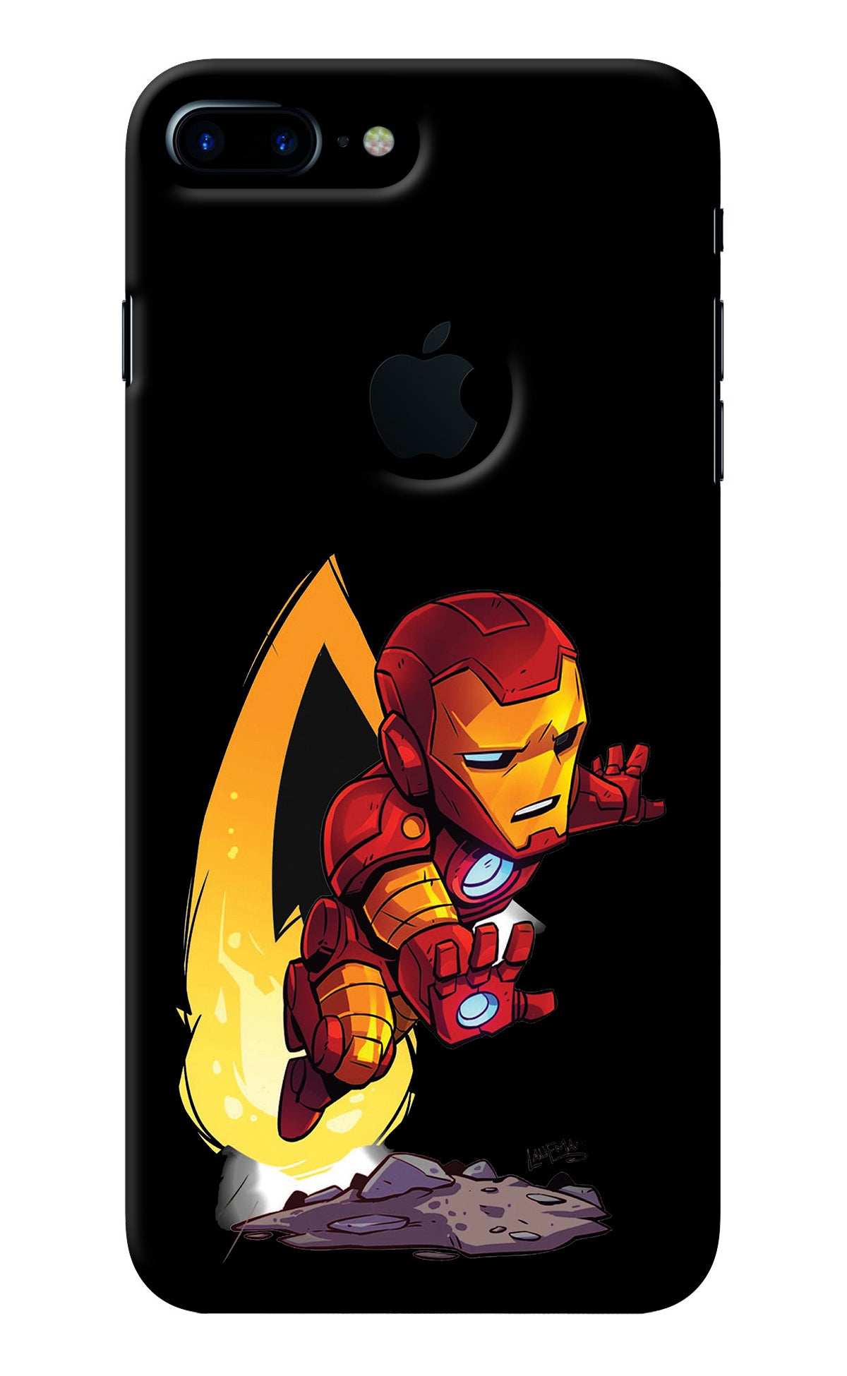 IronMan iPhone 7 Plus Logocut Back Cover