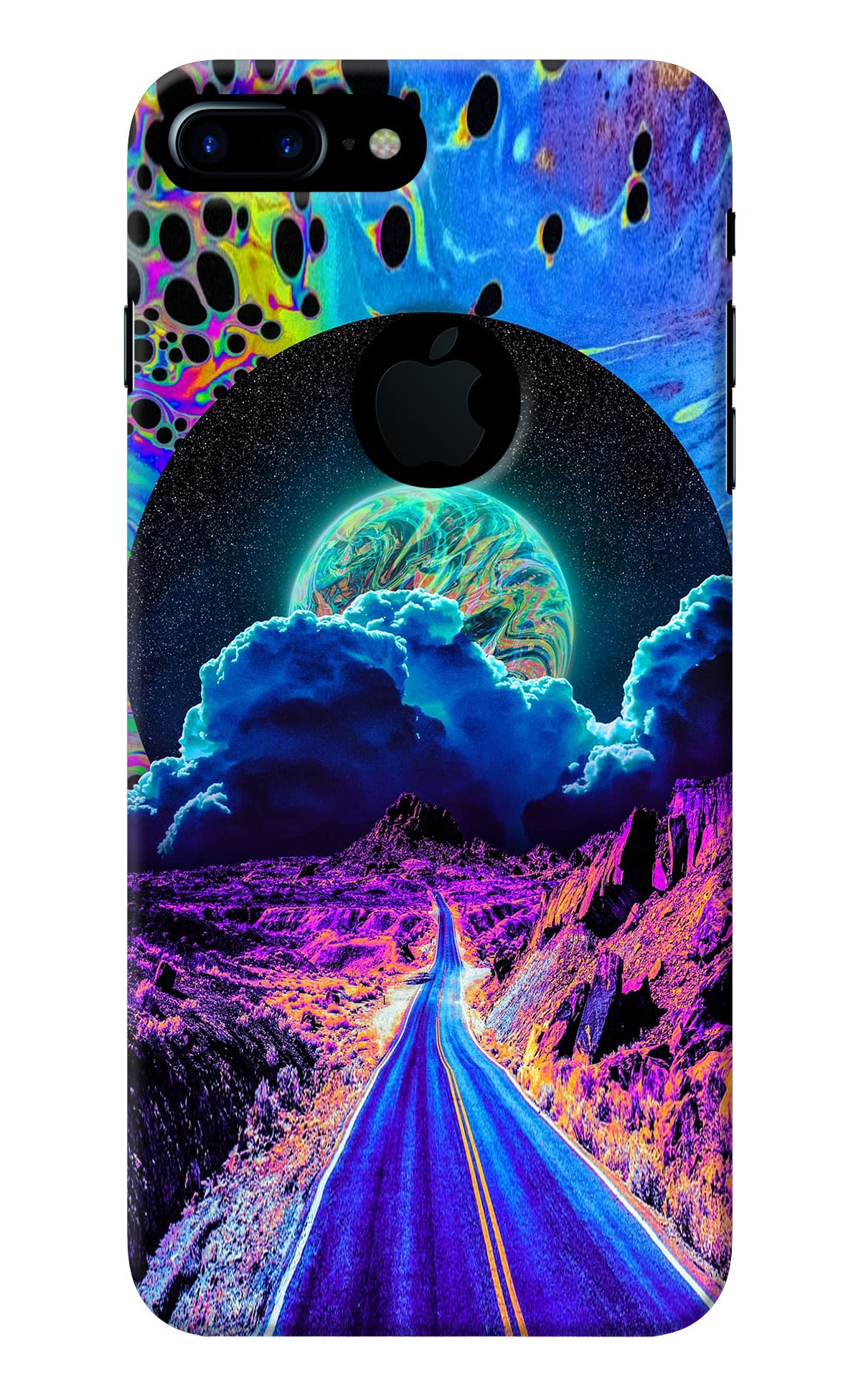 Psychedelic Painting iPhone 7 Plus Logocut Back Cover