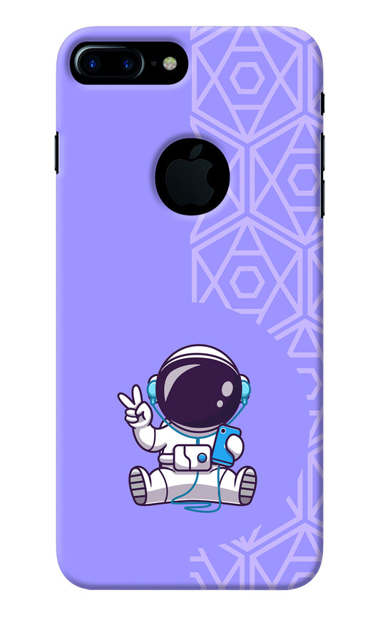 Cute Astronaut Chilling iPhone 7 Plus Logocut Back Cover