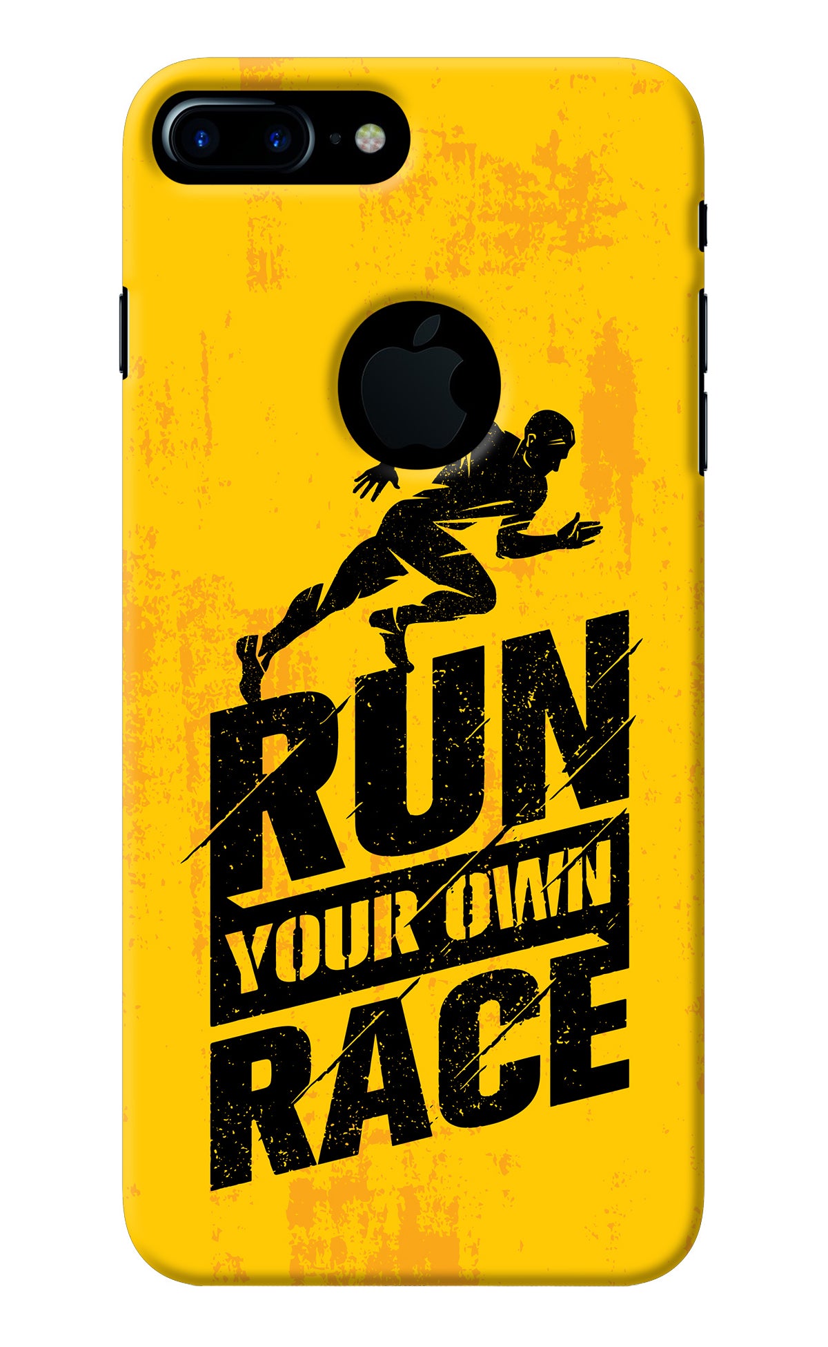 Run Your Own Race iPhone 7 Plus Logocut Back Cover