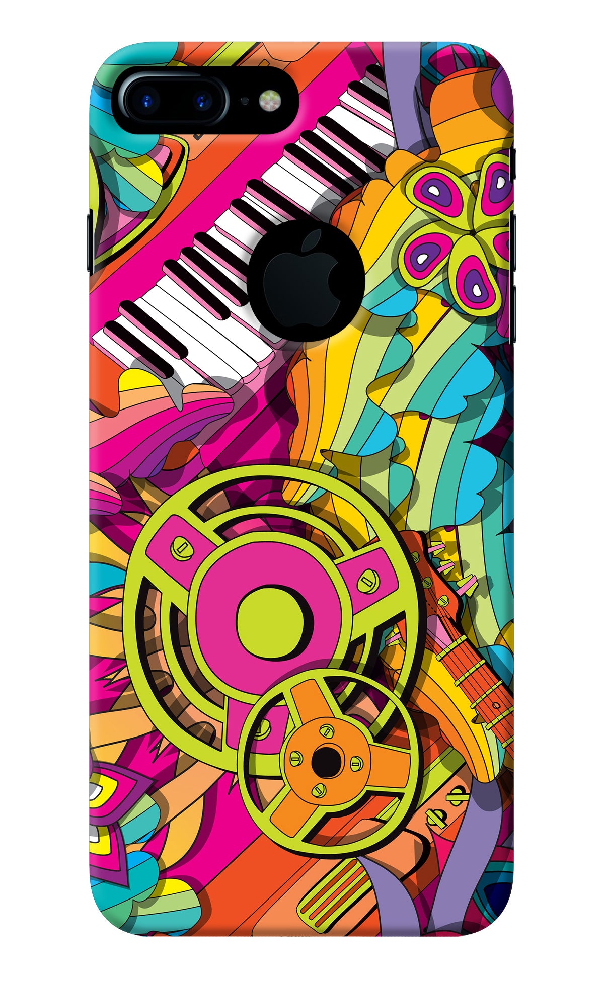 Music Doodle iPhone 7 Plus Logocut Back Cover