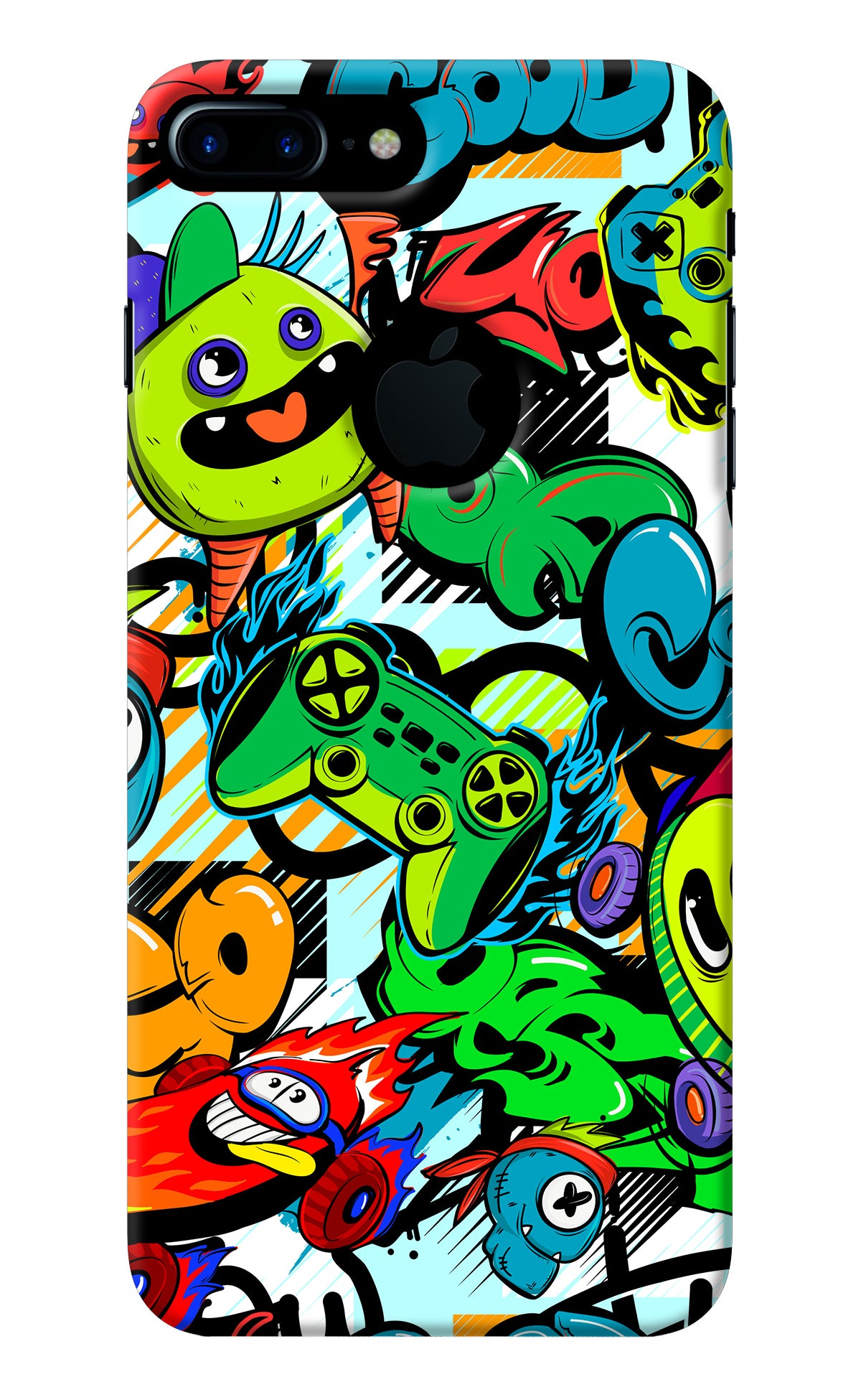 Game Doodle iPhone 7 Plus Logocut Back Cover