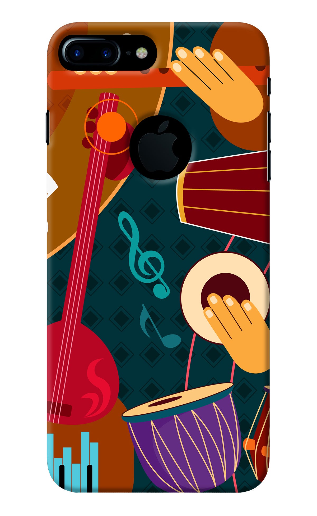 Music Instrument iPhone 7 Plus Logocut Back Cover