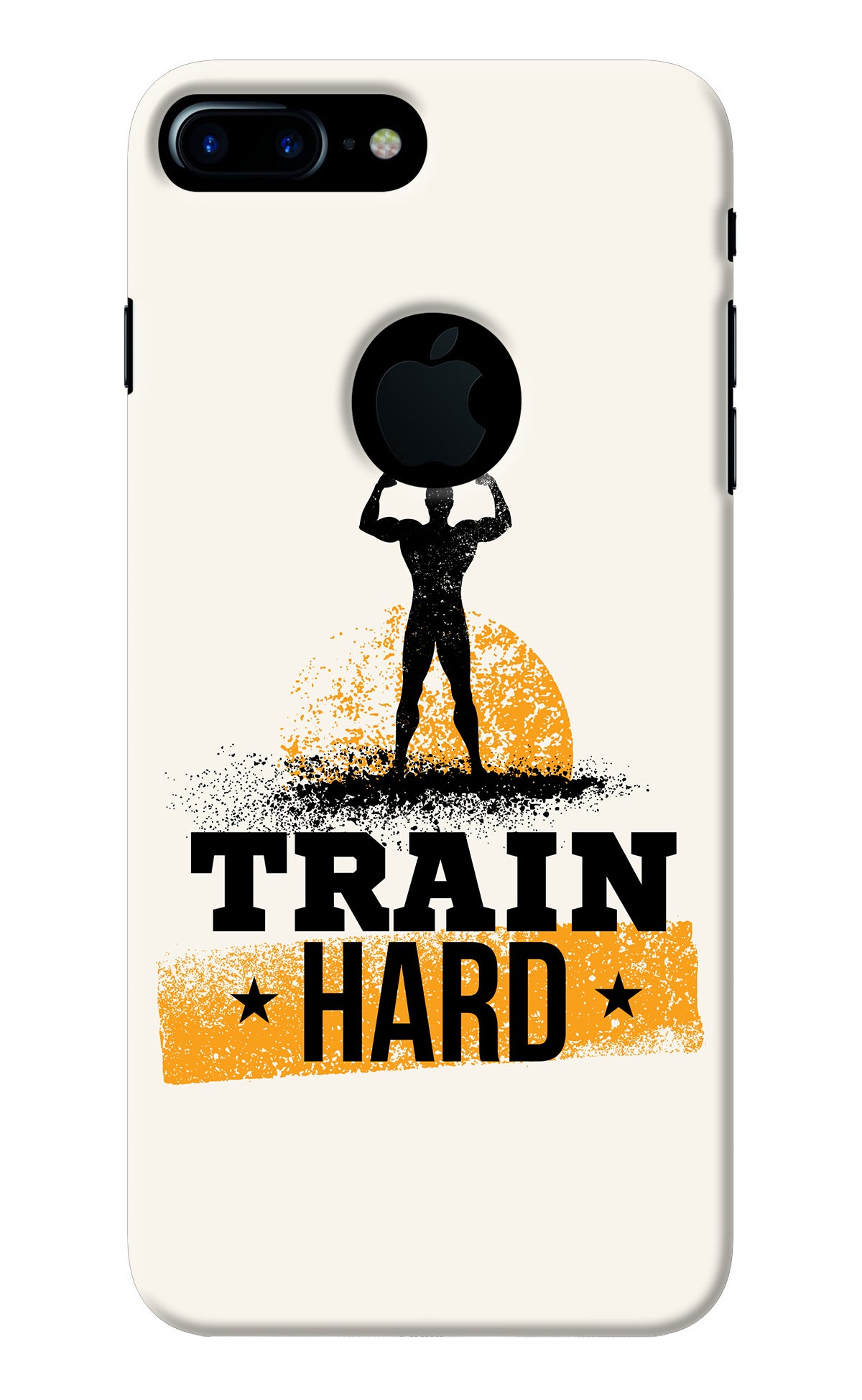 Train Hard iPhone 7 Plus Logocut Back Cover