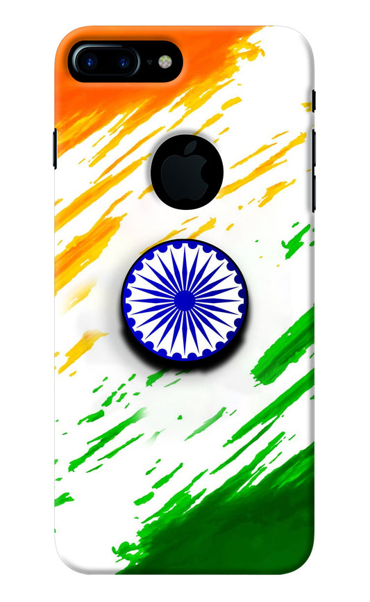 Indian Flag Ashoka Chakra iPhone 7 Plus Logocut Pop Case