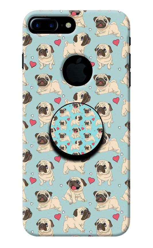 Pug Dog iPhone 7 Plus Logocut Pop Case