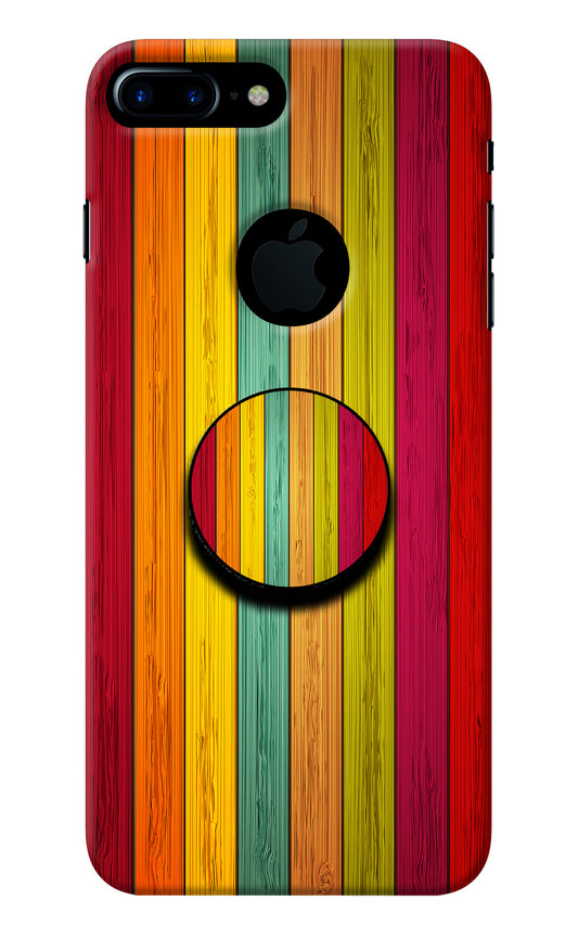 Multicolor Wooden iPhone 7 Plus Logocut Pop Case