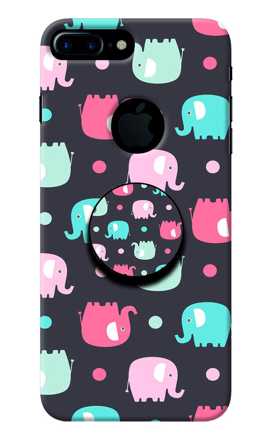 Baby Elephants iPhone 7 Plus Logocut Pop Case