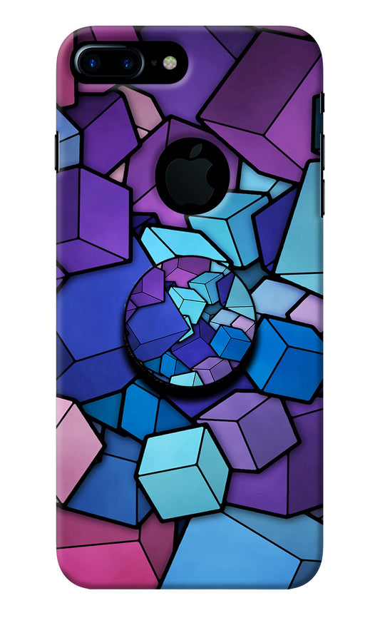 Cubic Abstract iPhone 7 Plus Logocut Pop Case
