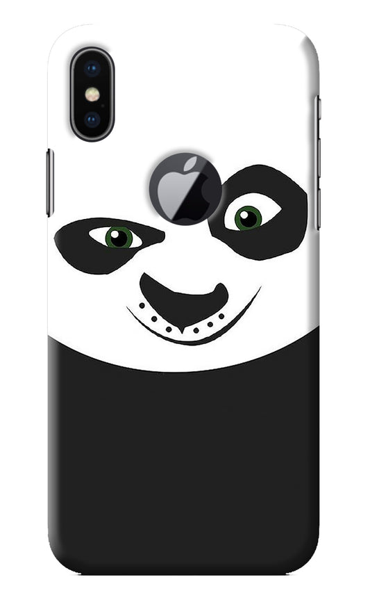 Panda iPhone X Logocut Back Cover